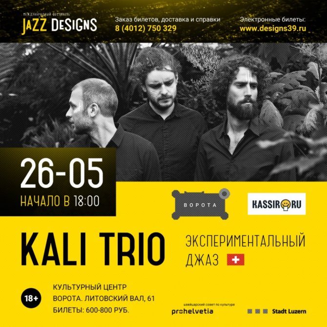 Концерт Kali Trio (Швейцария)