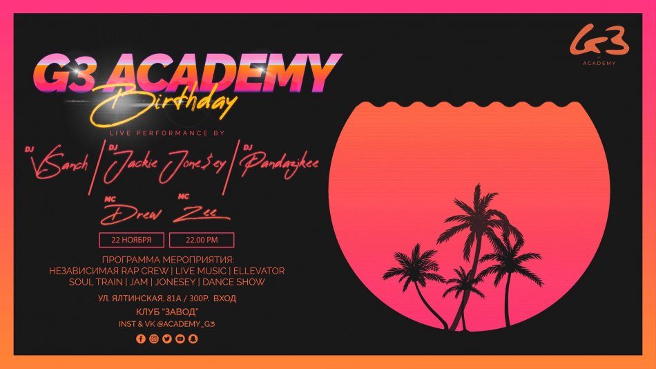 G3 Academy Birthday Anniversary